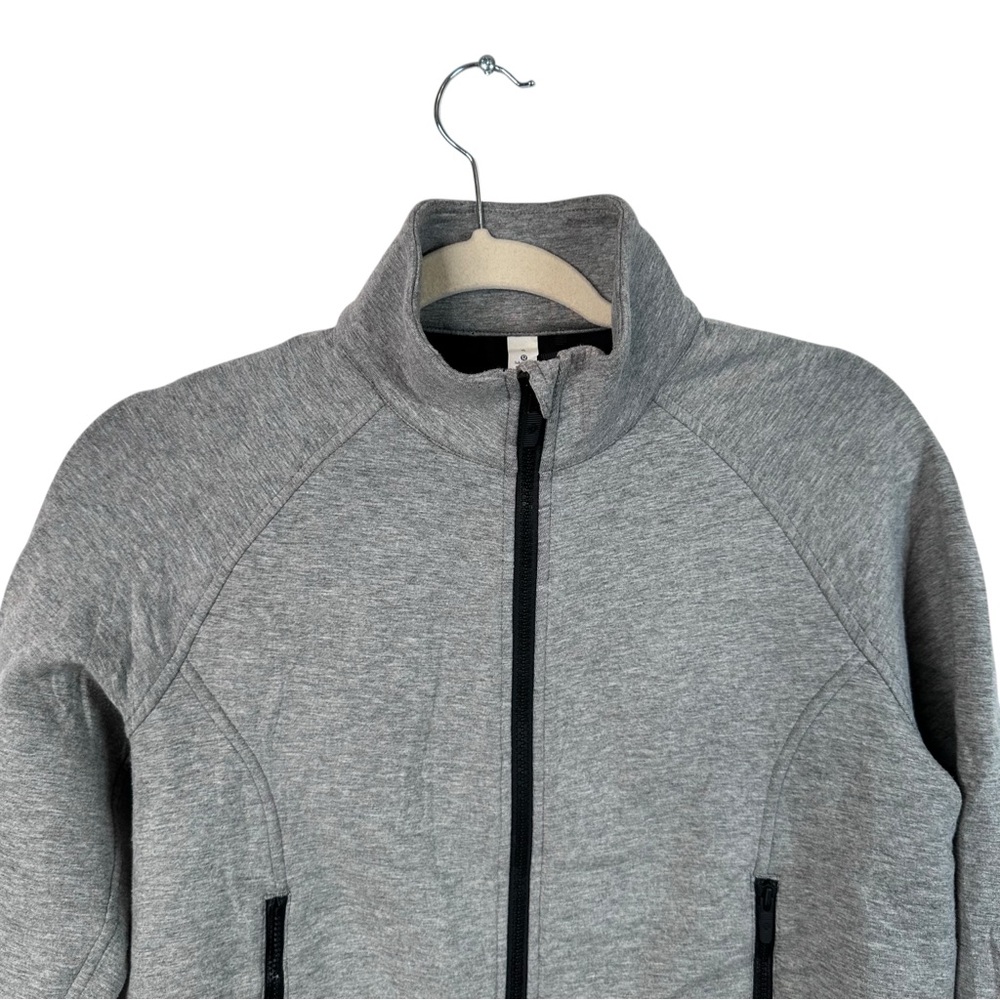 Lululemon NTS Jacket Heathered Grey/Black Women’s S Trending Athleisure Layering - Picture 5 of 15